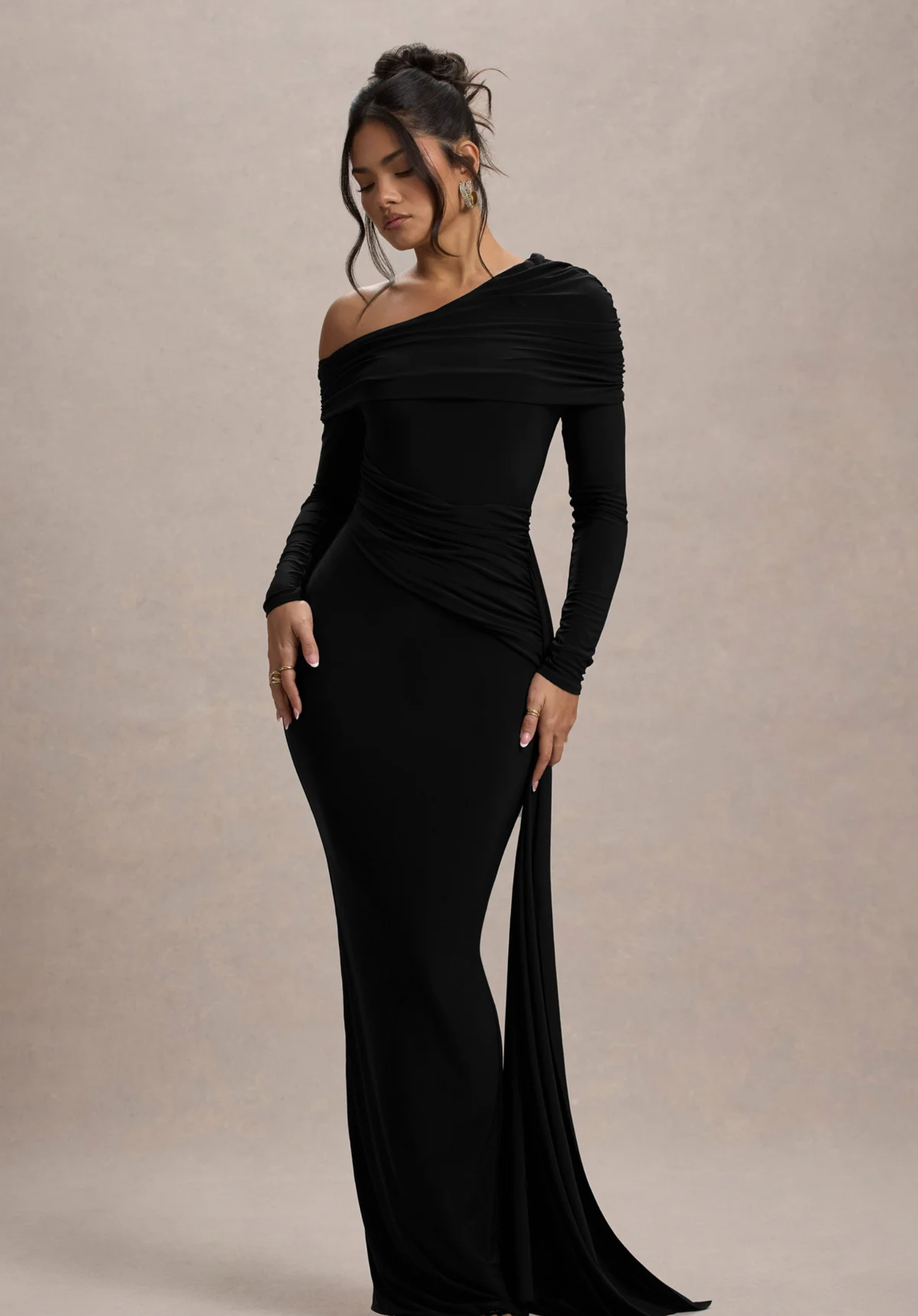 Asymmetric Maxi Dress